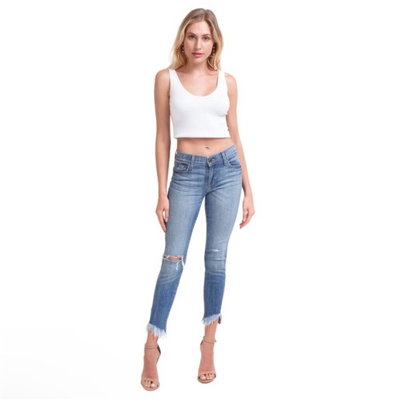 NWT Pistola Audrey Distressed Jeans Size 27 - Picture 3 of 10